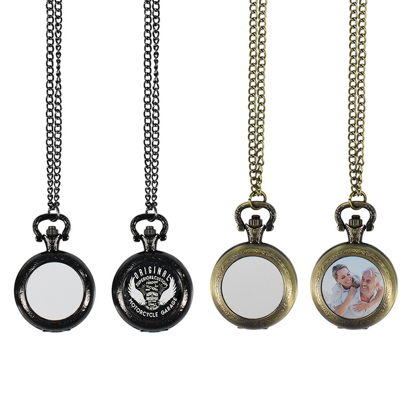 Women Fashion Jewellery - Custom Vintage Metal Pocket Watch Pendant