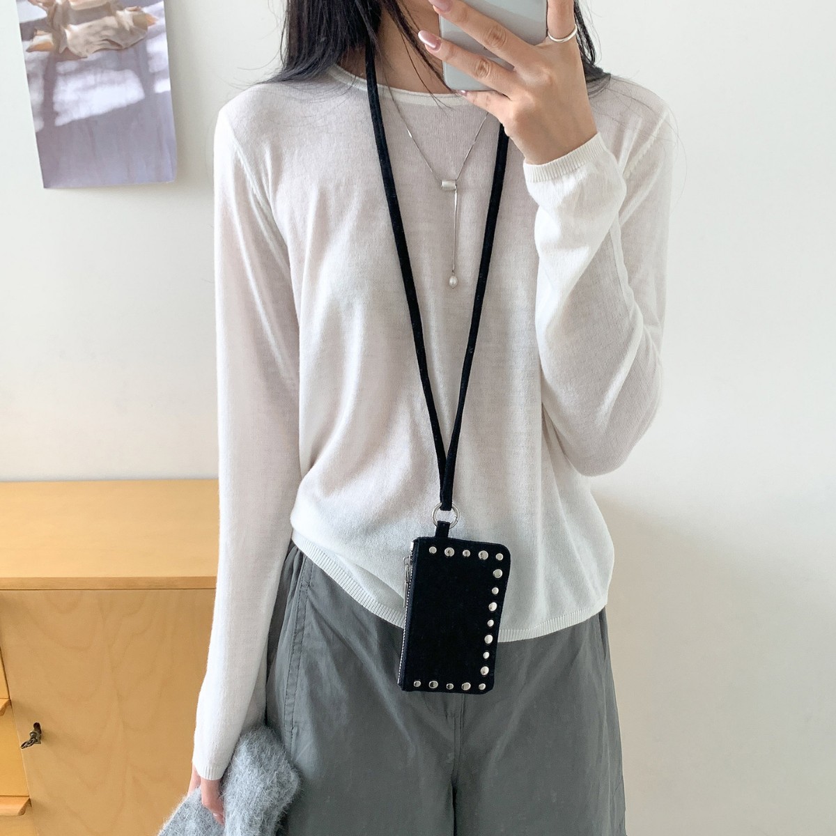 NEW Studded Shoulder Bag Mini  - Coin Purse Women review and price