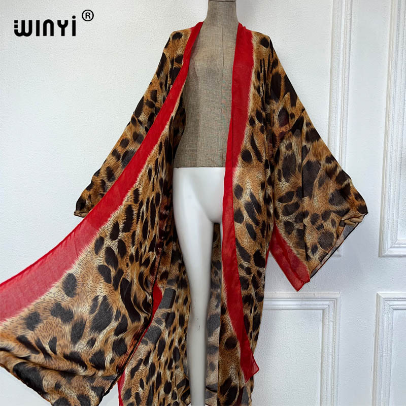 2023 WINYI leopard print semi- - Women'S Fashion Kimono review and price