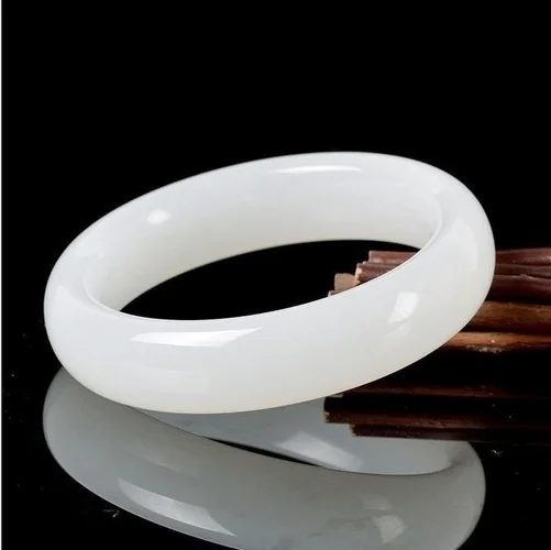 Genuine Natural White Jade Ban - Women Fashion Jewellery review and price