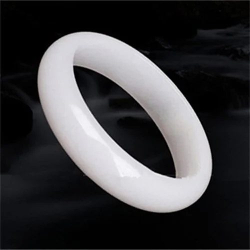 Genuine Natural White Jade Ban - Women Fashion Jewellery review and price