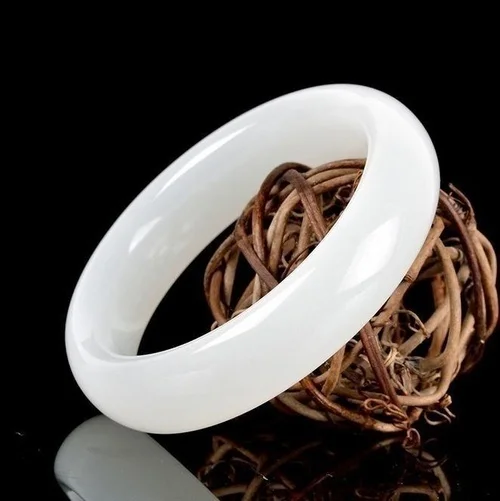 Genuine Natural White Jade Ban - Women Fashion Jewellery review and price
