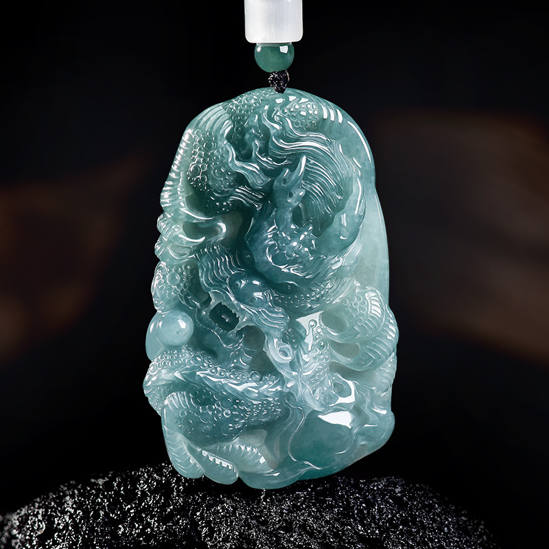 Natural Burmese Jadeite Dragon - Women Fashion Designers review and price