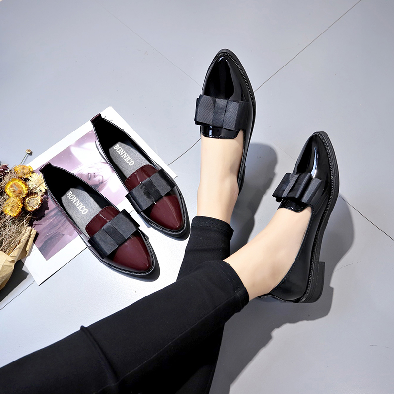 Black/ Wine Red Patent Leather - Women Fashion Reddit review and price