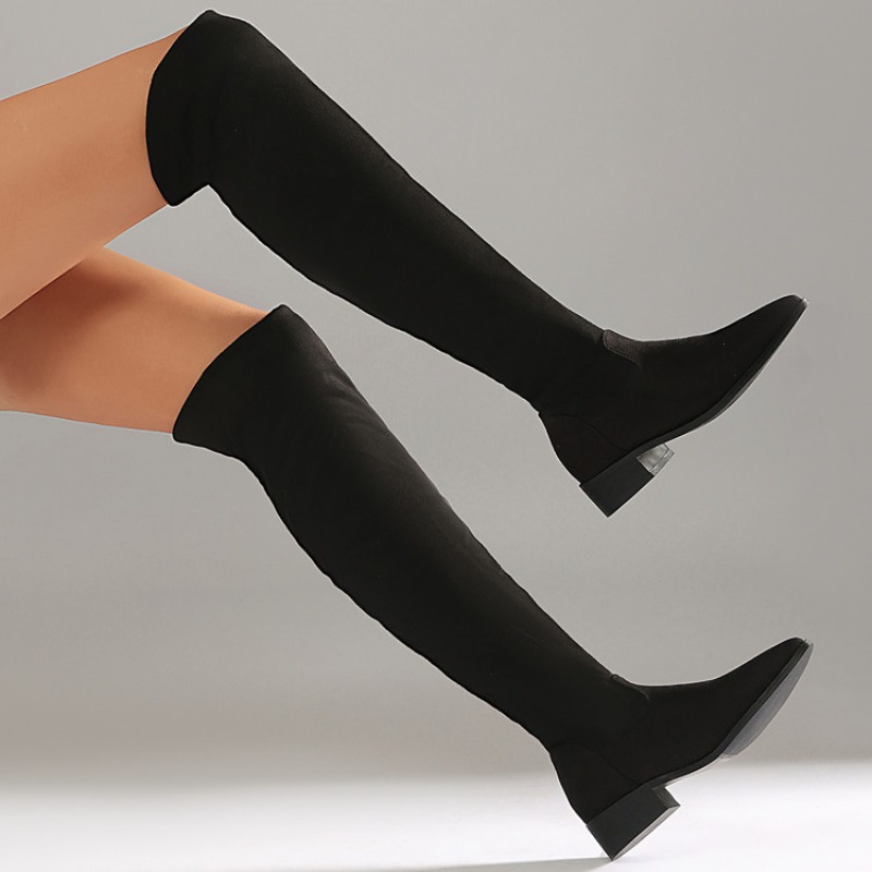 Fashion Black Thick High Heels - Women Fashion Over 40 review and price
