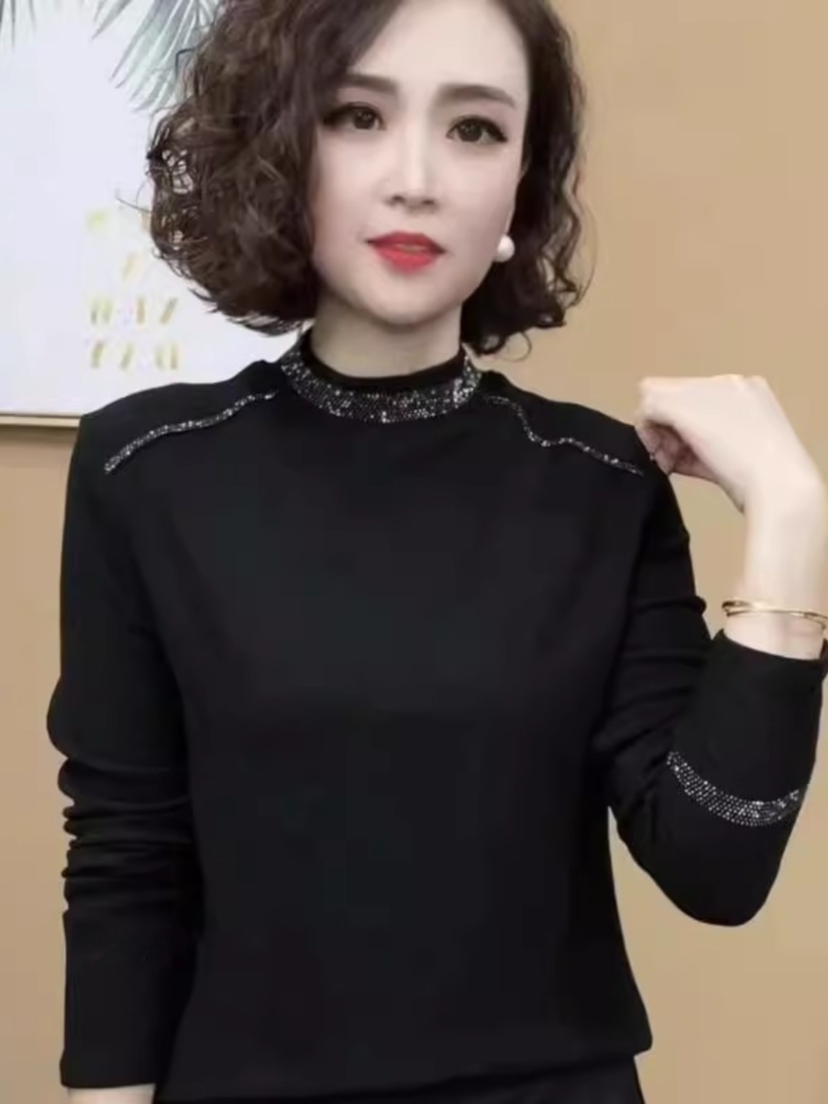 Fashionable Long Sleeve Half H - Women Fashion Over 40 review and price