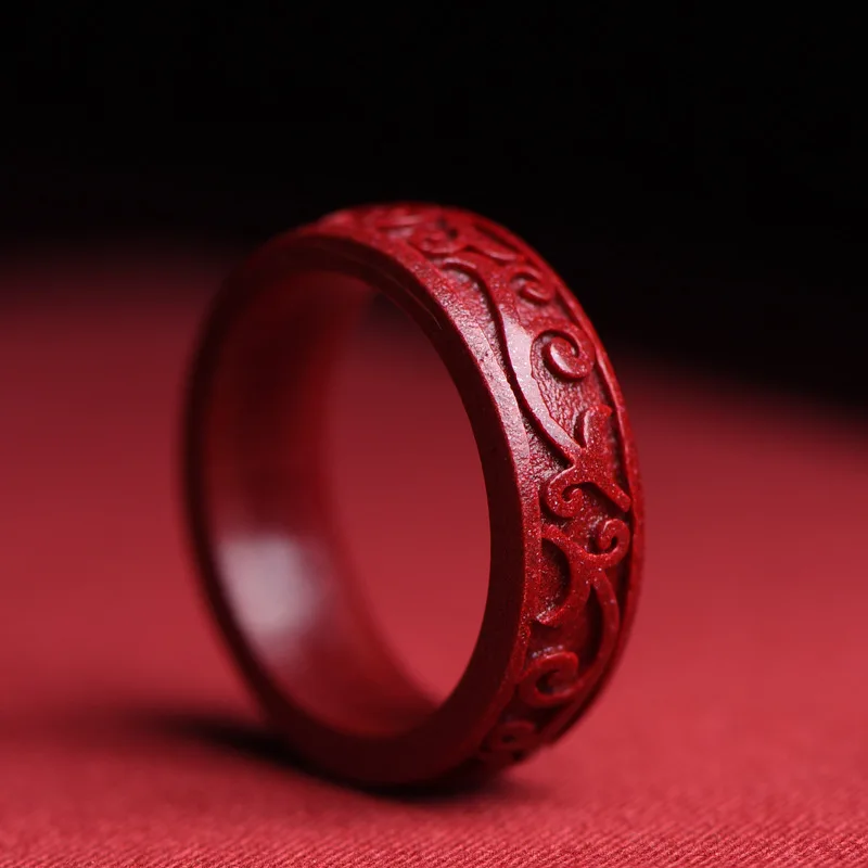 Natural Authentic Cinnabar Rin - Women Fashion Jewellery review and price