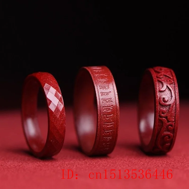 Natural Authentic Cinnabar Rin - Women Fashion Jewellery review and price