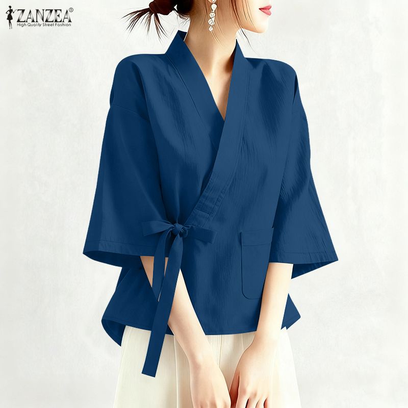 2026 ZANZEA Summer Cross V Nec - Women'S Fashion Kimono review and price