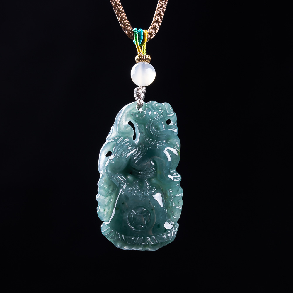 Burmese Jadeite Pixiu Pendant  - Women Fashion Designers review and price