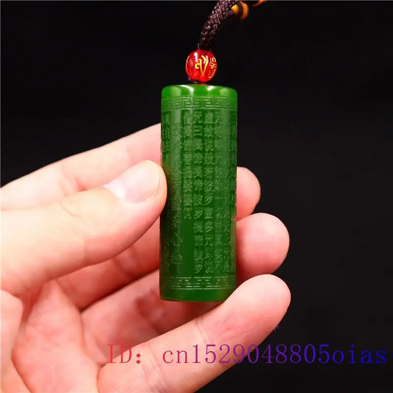 Jade Heart Sutra Pendant Carve - Trend Women Fashion review and price