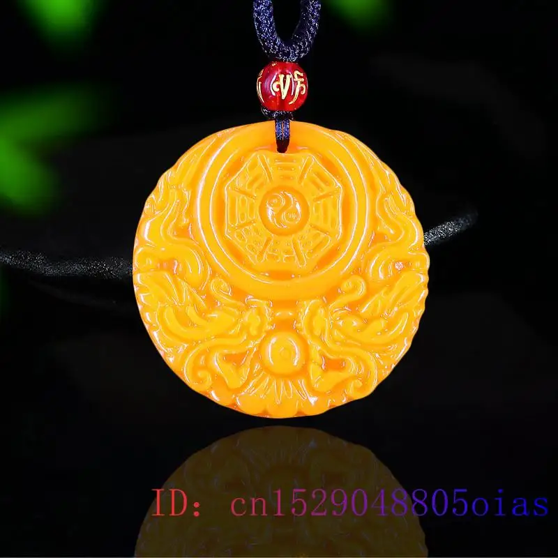 Yellow Jade Dragon Pendant Gif - Women Fashion Jewellery review and price