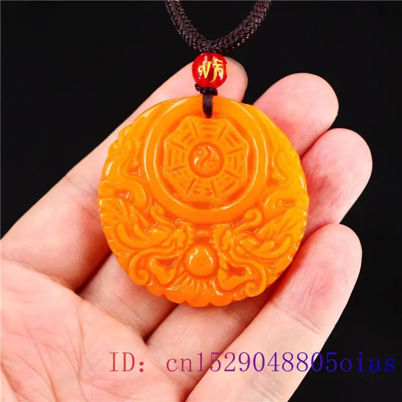 Yellow Jade Dragon Pendant Gif - Women Fashion Jewellery review and price