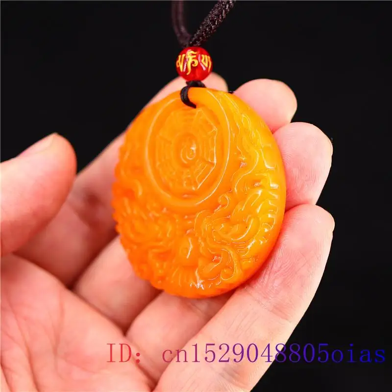 Yellow Jade Dragon Pendant Gif - Women Fashion Jewellery review and price