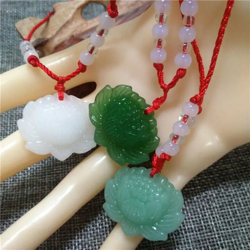 Natural Green Jade Lotus Penda - Trend Women Fashion review and price