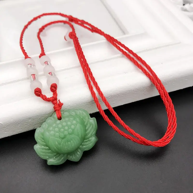 Natural Green Jade Lotus Penda - Trend Women Fashion review and price