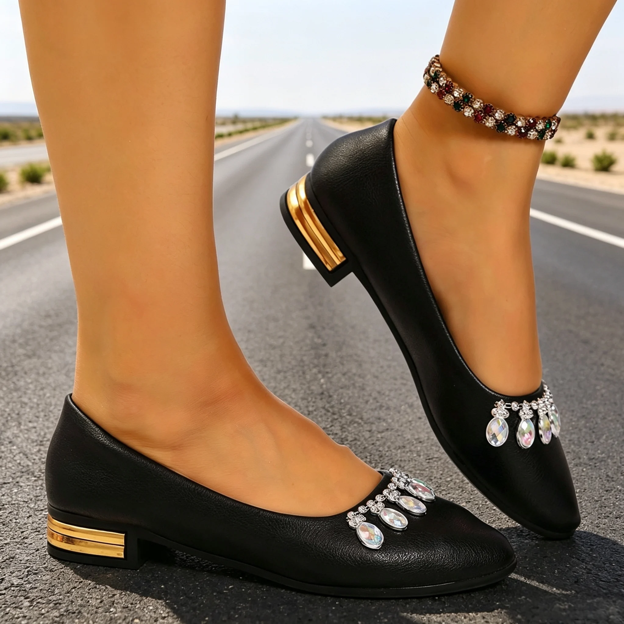 Women Flats Pointed Toe Ballet - Women'S Fashion Footwear review and price