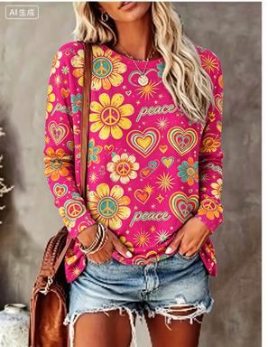 Women Long Sleeve T‑Shirt Hipp - Trend Women Fashion review and price