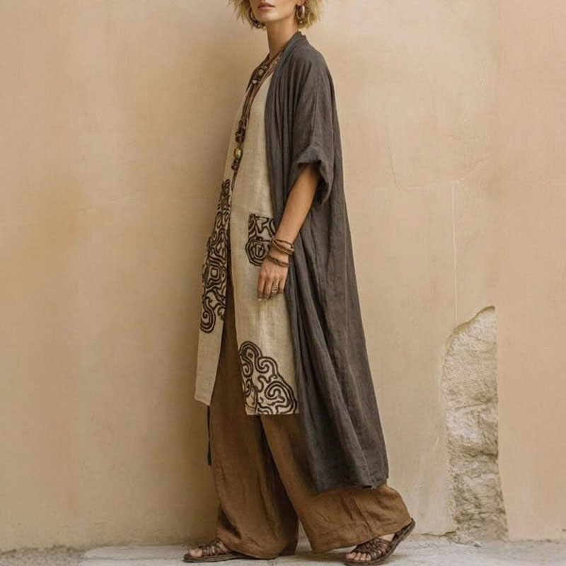 Boho Open Front Kimono Geometr - Women'S Fashion Kimono review and price