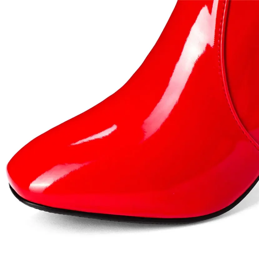 Red White Patent Leather Women - Women Fashion Reddit review and price