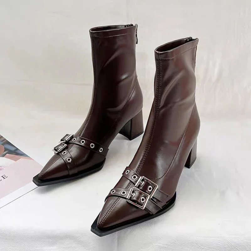High Heels Ankle Boots Women C - Women'S Fashion Trends 2025 review and price