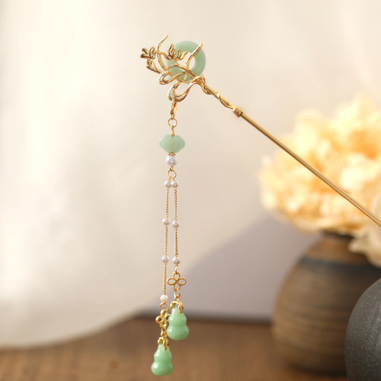 Chinese Style Glass Hairpin Fo - Women Fashion Jewellery review and price