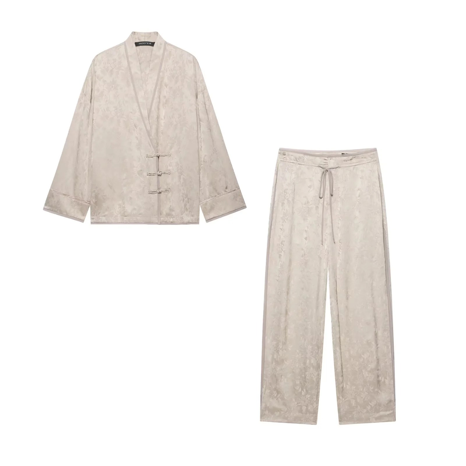 Women Floral Satin Two Piece S - Women'S Fashion Kimono review and price
