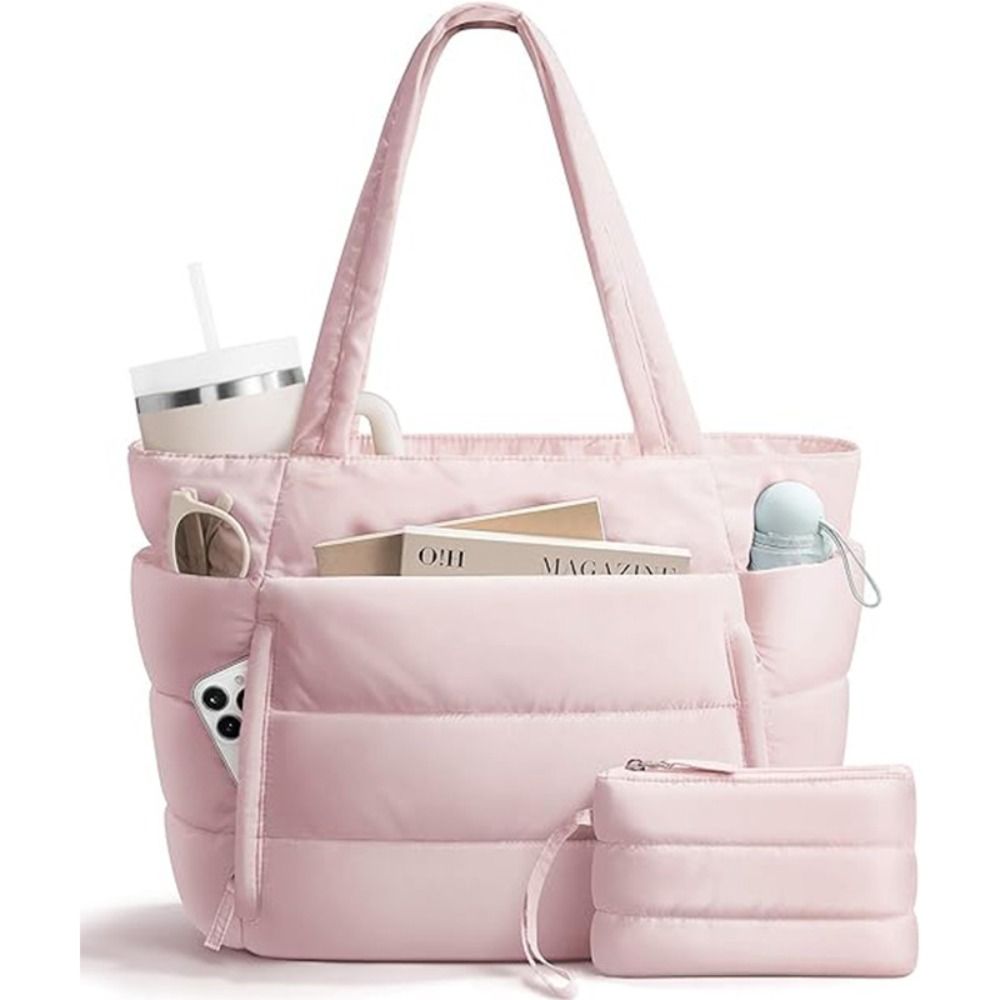 Large Capacity Puffer Tote Bag - Coin Purse Women review and price