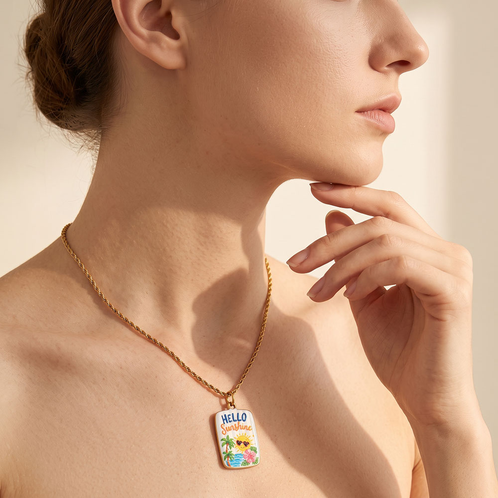 2 Pcs  Double-Sided Enamel Sta - Women Fashion Jewellery review and price