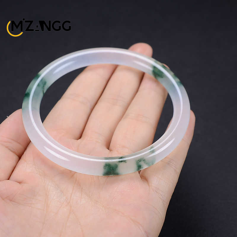 Natural Green Jadeite Bangle J - Women Fashion Jewellery review and price