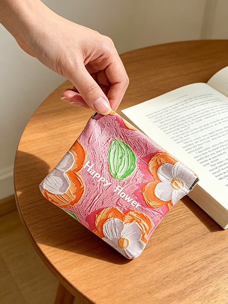 BUYLEMO Oil Painting Floral PU - Coin Purse Women review and price