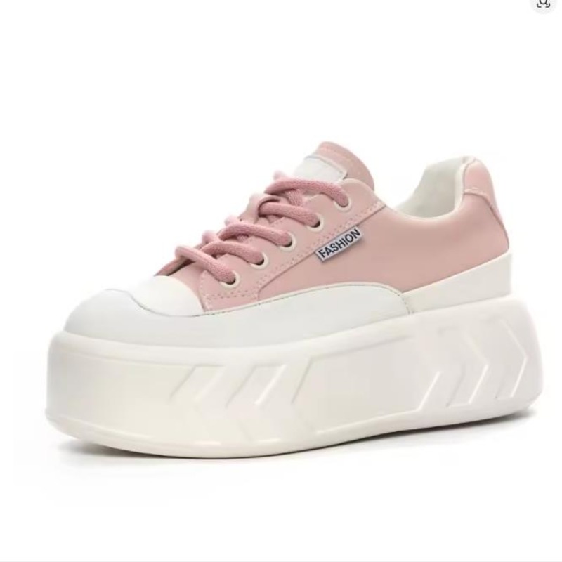 8cm Microfiber Leather Spring  - Sneakers Fashion Women review and price