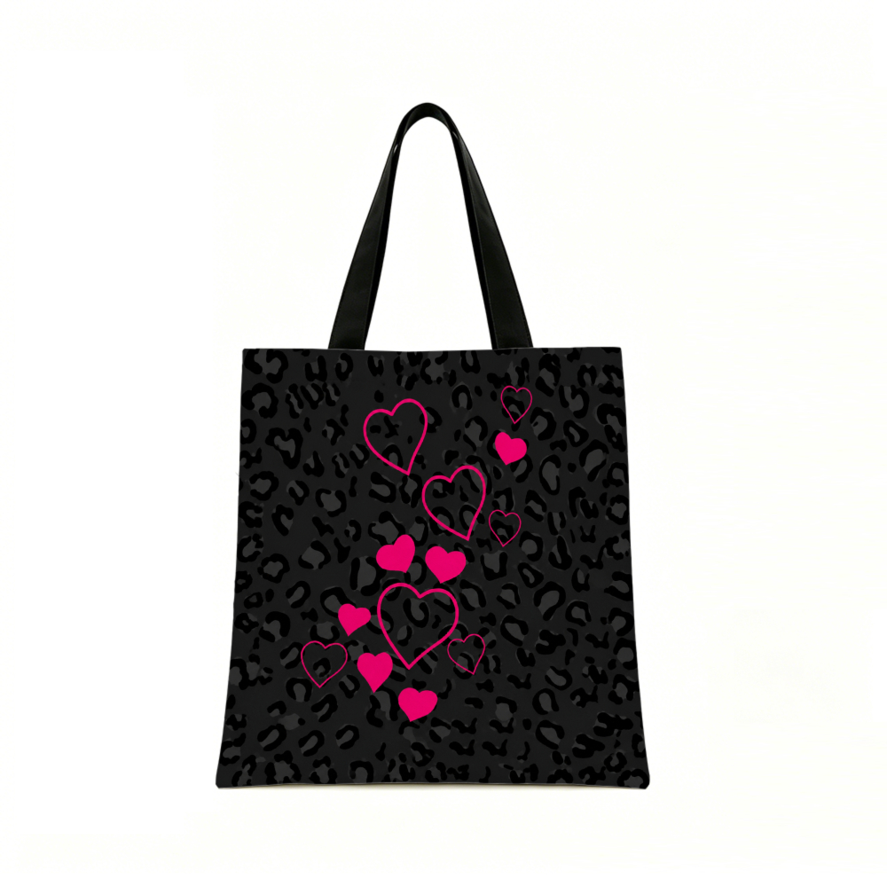 Black Leopard Print Pink Heart - Coin Purse Women review and price