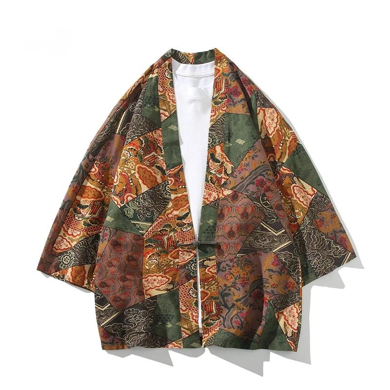 Ethnic Style Print Yukata Men  - Women'S Fashion Kimono review and price