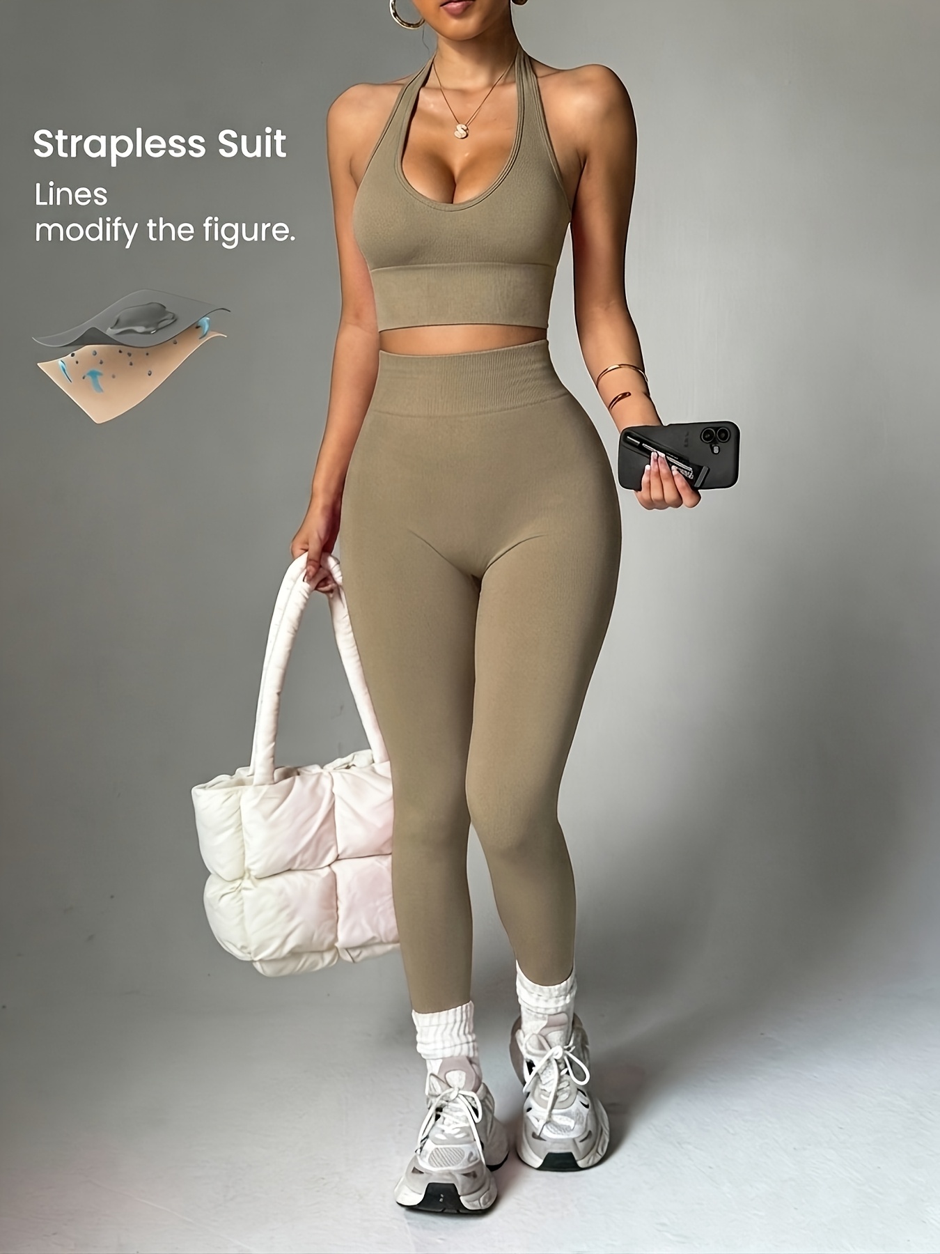 2pcs Solid Color Fashionable V - Women'S Fashion Leggings review and price