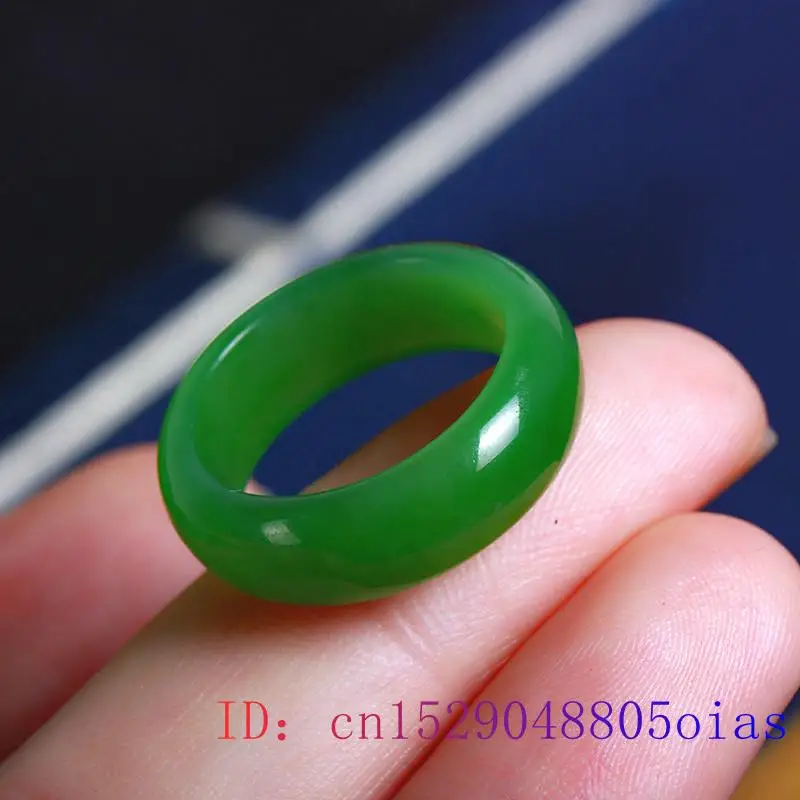 Natural Green Hetian Jade Ring - Women Fashion Jewellery review and price