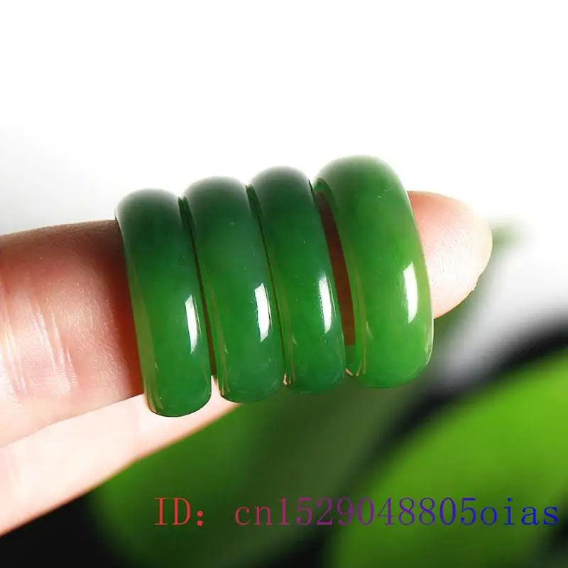 Natural Green Hetian Jade Ring - Women Fashion Jewellery review and price