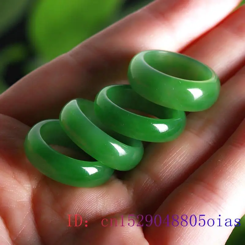 Natural Green Hetian Jade Ring - Women Fashion Jewellery review and price